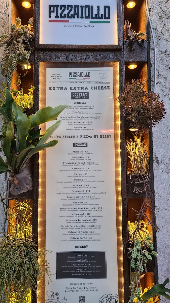 Menu Pizzaiollo Chiado By Fullest-6