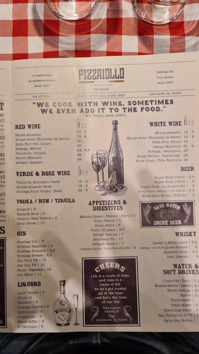 Menu Pizzaiollo Chiado By Fullest-8